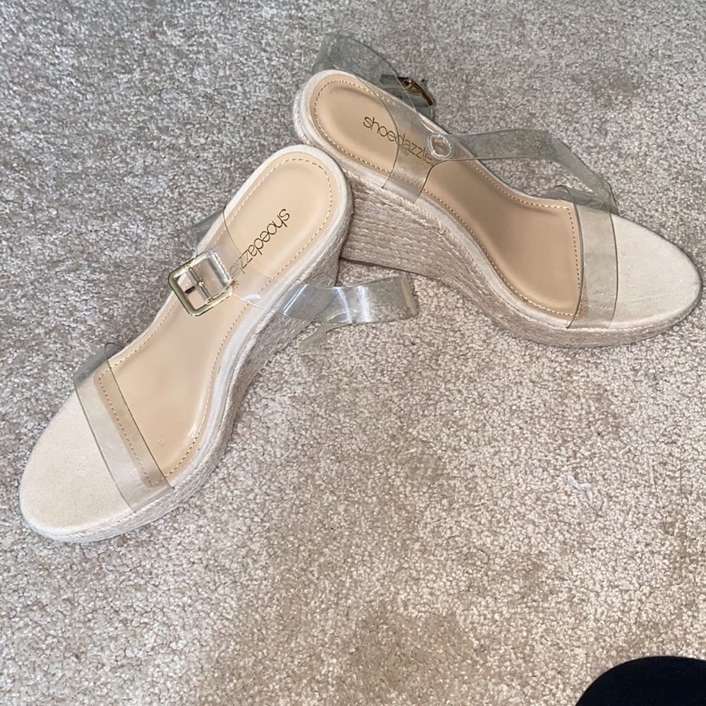 PVC Wedges size 8.5 US NWT - Picture 3 of 6